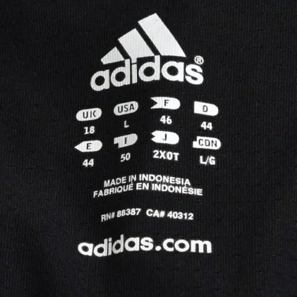 Adidas Black Full Zip Track Jacket 3 Stripes Lightweight Women's Size Large - Picture 8 of 8